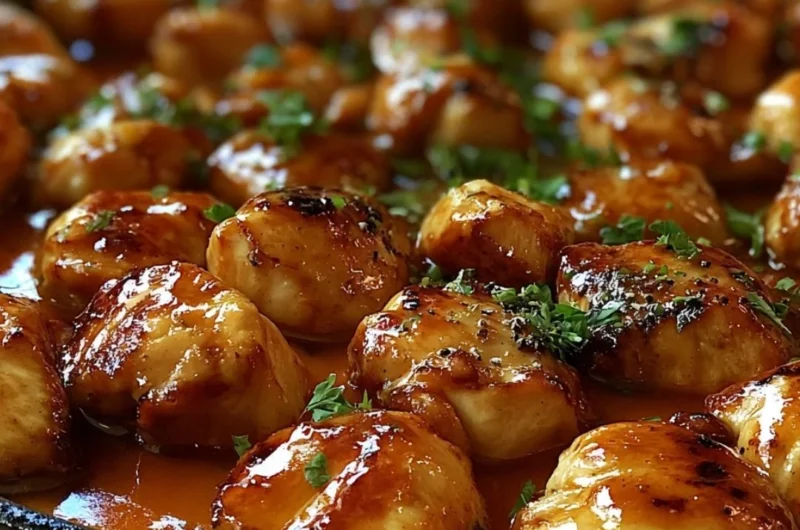 Texas Roadhouse Butter Chicken Skillet deliciously prepared with spices and chicken.